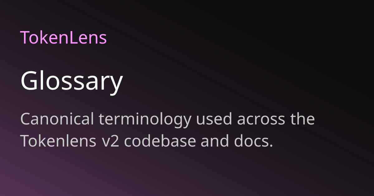 Glossary